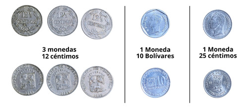 Varias Monedas Colección Venezuela Distintos Años