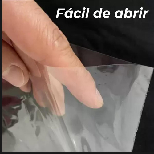 Saco Saquinho Plástico Transparente 10x12 cm 0,05mm Pp RDJ - 500 Unidades