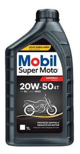 3 Litros Óleo Mobil Super Moto 4t 20w50 Mineral 