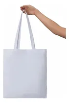 Comprar 45 Bolsas De Tela Para Sublimación Blancas Reutilizables