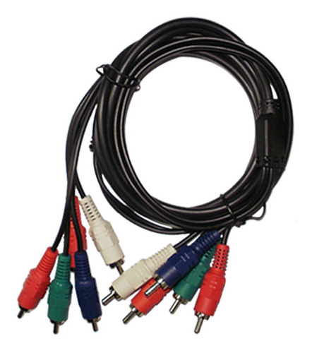 Cable Av Componente Audio Y Video De 10 Puntas 5 Rca Rgb