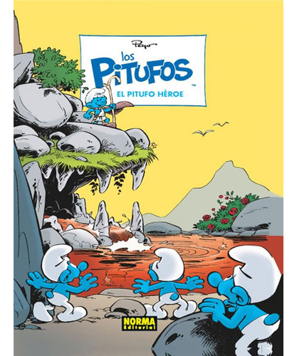 Los Pitufos 34 El Pitufo Héroe Tapa Dura Norma Stock