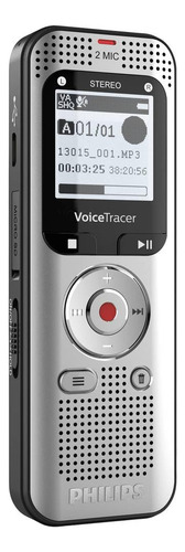 Grabador De Audio Philips Voicetracer Con Almacenamiento De