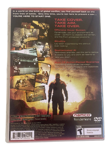 Jogo Kill Switch Play 2 Pt/br Com Capa E Pôster - Ps2