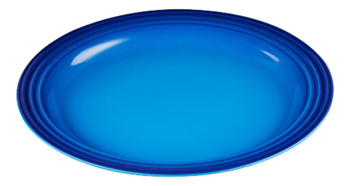 Prato Raso De Cerâmica 22 Cm Azure Blue Le Creuset