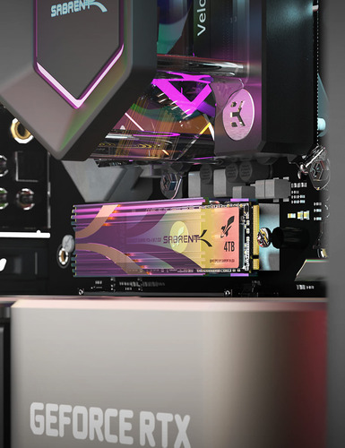 Sabrent M.2 2280 Ssd Rocket Gaming Edition Disipador Térmico