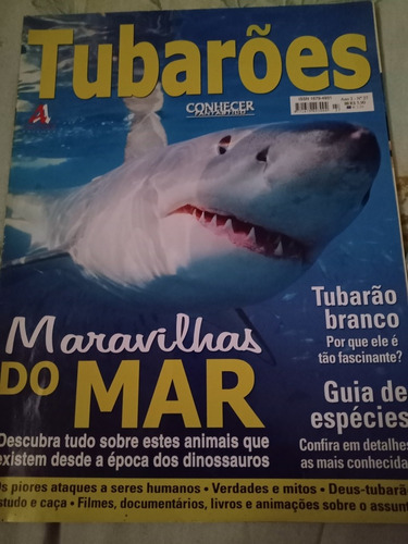 Revista Rara Conhecer Fantástico; Tubarões Maravilhas Do Mar