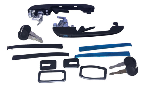 Kit De Manijas Puerta Con Llaves Para Vw A2 Y A1 Jetta Carib