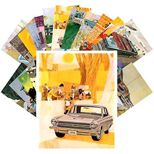 Tarjetas Postales Vintage, 24 Piezas, Carteles Publicit...