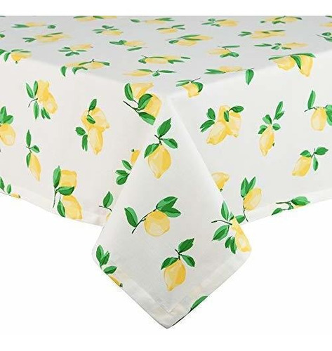 Kate Spade New York Make Lemonade Tablecloth, 60 X 120, Mult