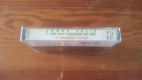 Jorge Veliz - 20 Grandes Éxitos - Cassette (nuevo/sellado)