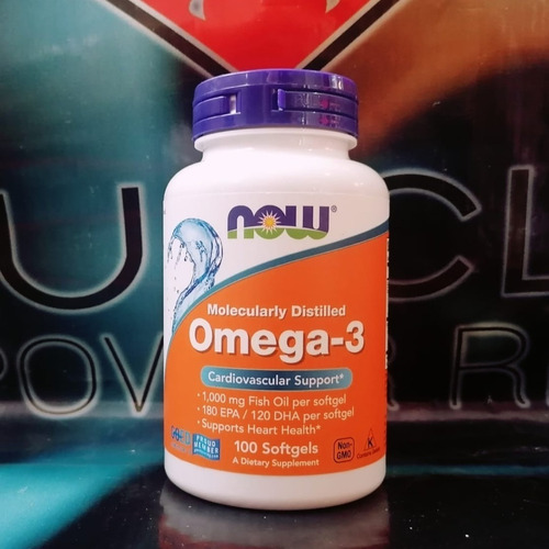 Omega 3 Fish Oil 100 Capsulas $895 Musclepowerrd