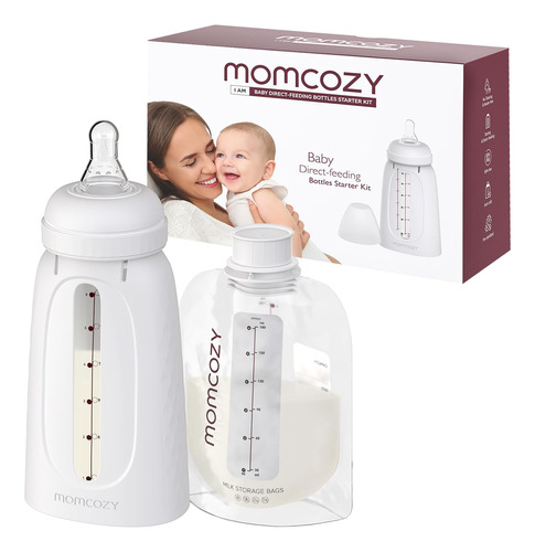 Momcozy Kit De Biberon Desechable, Sin Lavado, A Prueba De F