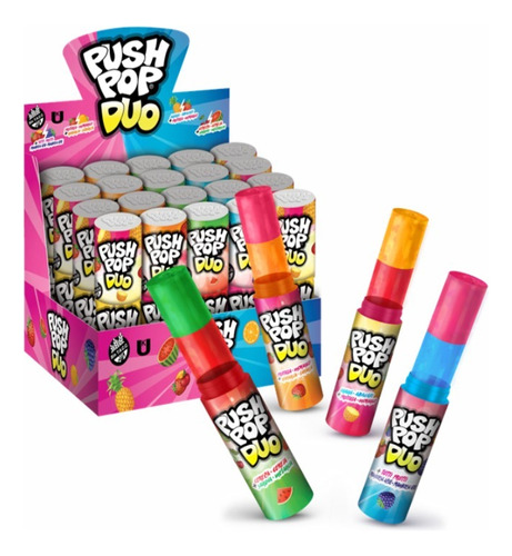 Dulces Pushpop Duo X20unidades