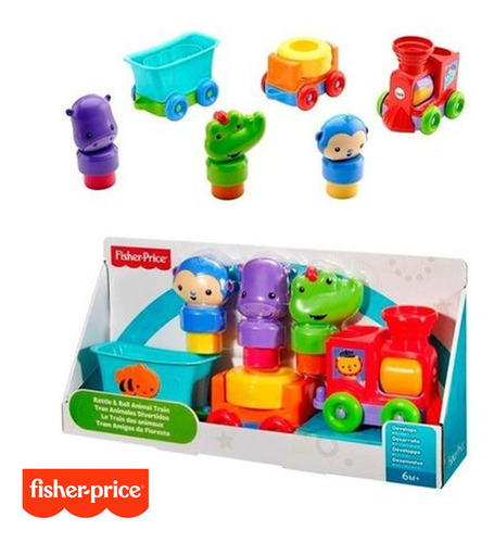 Tren Animales Divertidos Fisher Price Arrastre Didactico