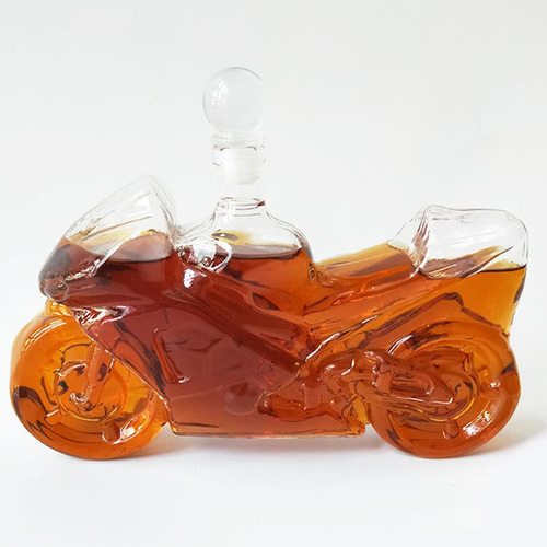 Decantadores De Licor En Forma De Motocicleta, Botella De