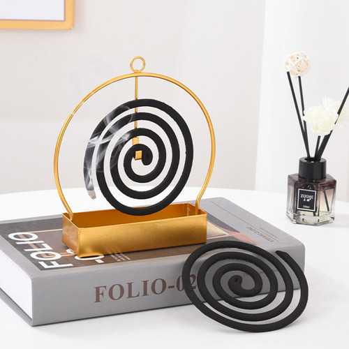 Soporte En Espiral Para Incienso, Metal, Hierro, Mosquitero,
