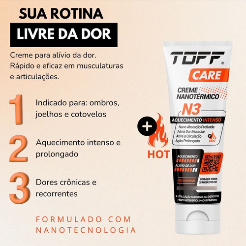 Kit Creme Nanotermico N3 Toff E Stick Cicatrizante Calos