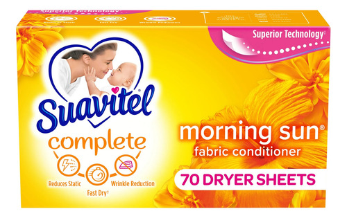 Toallitas Suavitel Suavizante De Tela Para Secadora 70 Pack