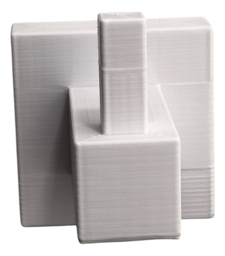 Cabide Toalha De Rosto Gancho Dupla Face Parede Lavabo Cor Branco