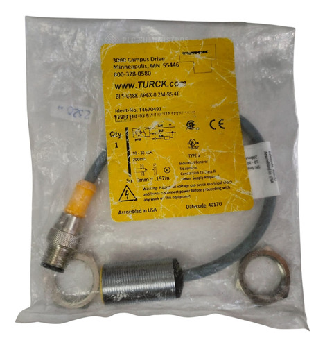 Turck Bl 5-g18k-ap6x-0.2m-rs 4t Sensor Inductivo