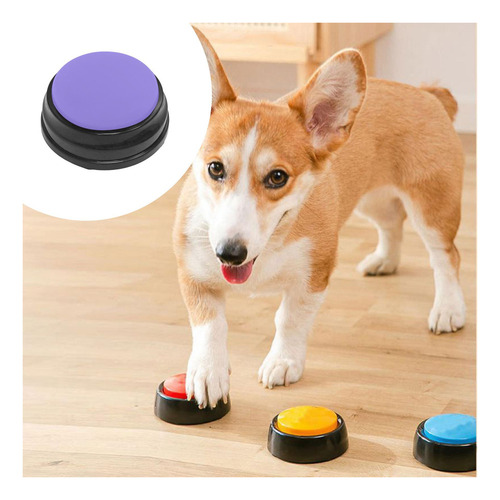 Juguete Interactivo Para Perros Con Botón De Sonido