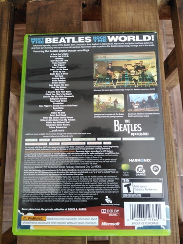 The Beatles Roock Band Edición Xbox 360
