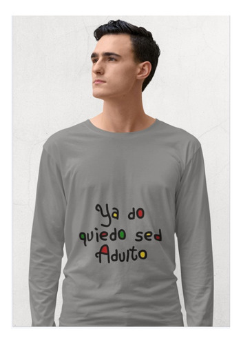 Polera Larga Rugrats Ya Do Quiedo Sed Adulto Letra Estampado