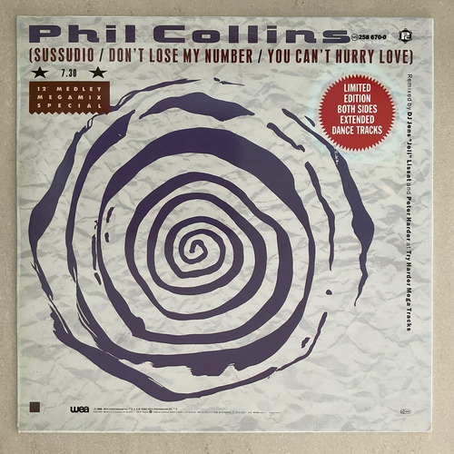 Phil Collins Take Me Home Extended Version Vinilo Vg+ España Edición Limitada (Usado)