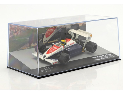 1/43 Altaya Toleman Tg84 Ayrton Senna F1 1984 Gp Inglaterra Branco