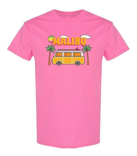 Playera Cool Camioneta Hippie De Malibu