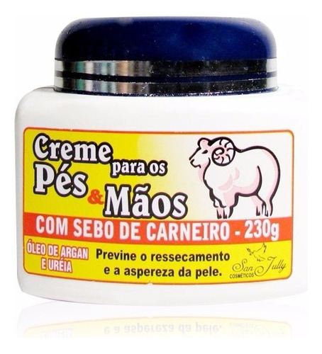  Creme Sebo De Carneiro San Jully 12 Unidades