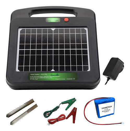 Cargador De Valla Eléctrico Con Energía Solar My Animal C...