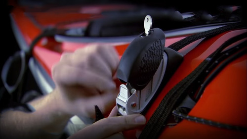 Caiaque Levar Carro Rack Thule Cintas Exclusiva C/ Chave Top