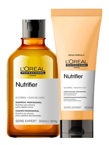 Loreal Kit Nutrifier Shampoo 300ml E Condicionador 200ml