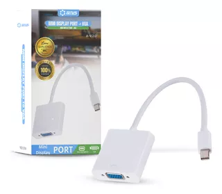 Cabo Adaptador Mini Displayport Para Vga Macbook Pro Air Thunderbolt Mac Apple 2 Tela Lumi