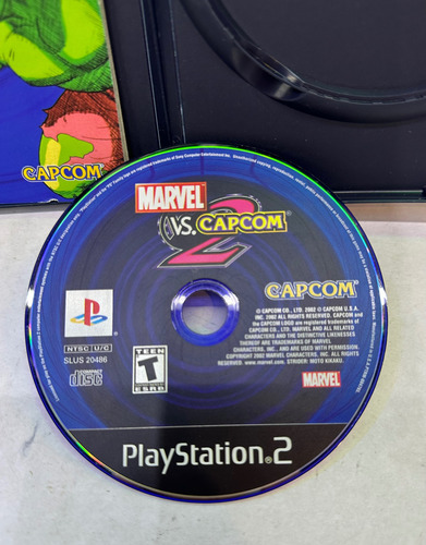 Marvel Vs Capcom 2 | Play Station 2 Original Completo (Reacondicionado)