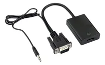 Comprar Cable Convertidor Video Vga A Hdmi + Audio Full Hd 1080p
