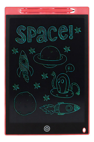 Pizarron Magico Lcd P/ Dibujo Y  Escritura 12 Pulgadas Color Rosa