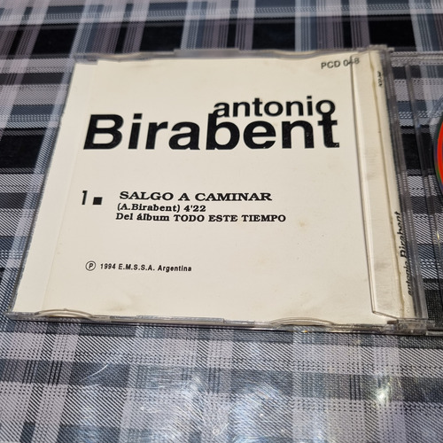 Antonio Birabent - Salgo A Caminar - Cd  Single Promo