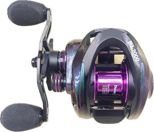 Reel Rotativo Baitcast Huevito 5 Rulemanes 8kg Freno 7.2:1