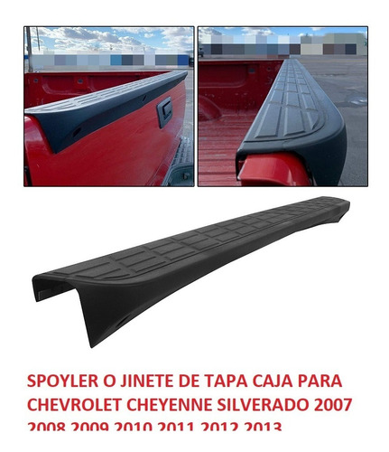 Moldura Tapa Caja Silverado 1500 2500 2007 2008 2009 2010