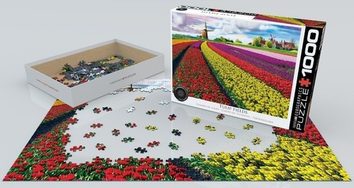 Campos De Tulipanes Molino Rompecabezas 1000 Pz Eurographics