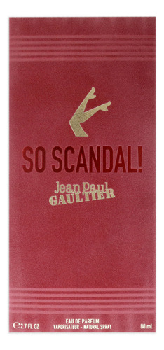 Perfume Jean Paul Gaultier So Scandal Eau De Parfum 80ml For