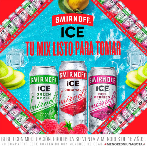 Vodka Smirnoff Ice Sabor Original Lata - 01almacen