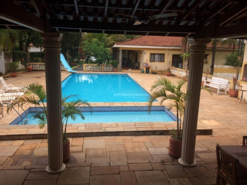 Magnífica Chácara Com 850 M² De Área Construída Em Um Terreno De 4.400 M², No Condomínio Residencial Recreio Internacional Na Cidade De Ribeirão Preto - Ch00010 - 68531493