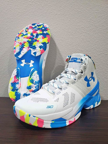 Under Armour Curry 2 Splash Party (talla 6 Mx) (Usado)