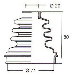 Goma De Homocinetic Renault Clio Ii/kangoo 03/ L/c