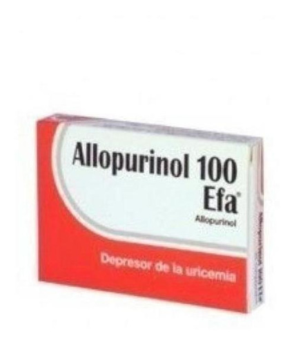 Allopurinol Efa 100mg X 50 Comprimidos