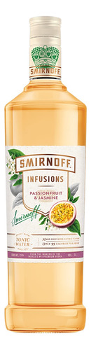 Vodka Destilada Passion Fruit & Jasmine Smirnoff Infusions Garrafa 998ml